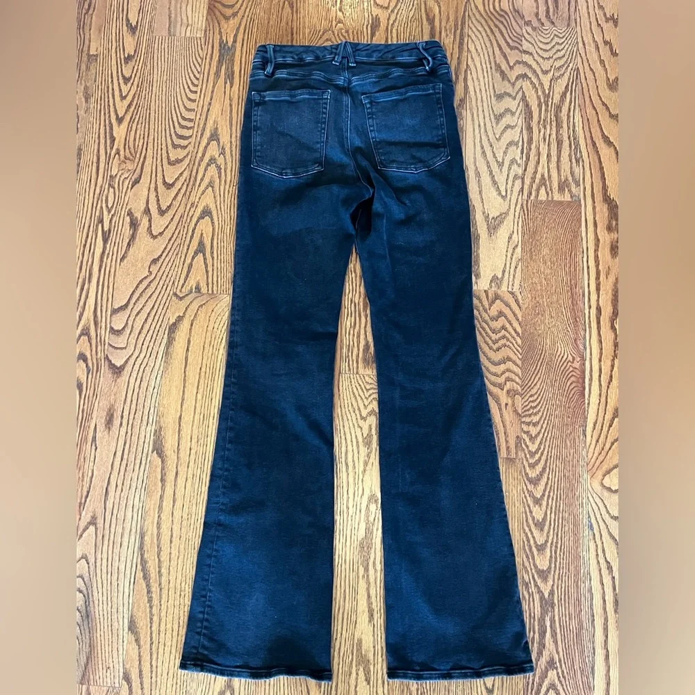 Good American Classic Bootcut Jeans in Black- Size 29